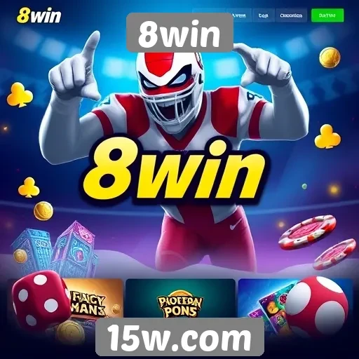 Exploração das opções de jogos no site 8win